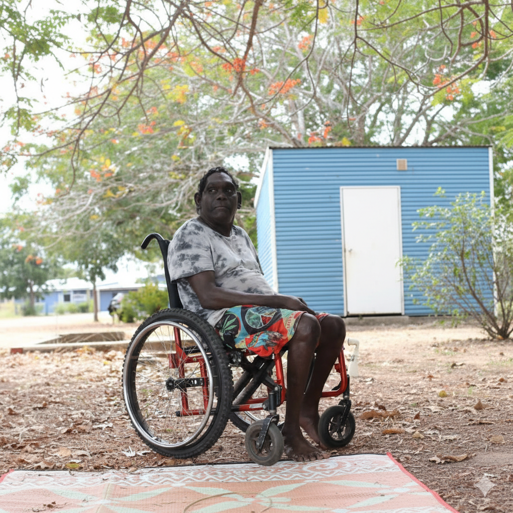 Caregiver with patient